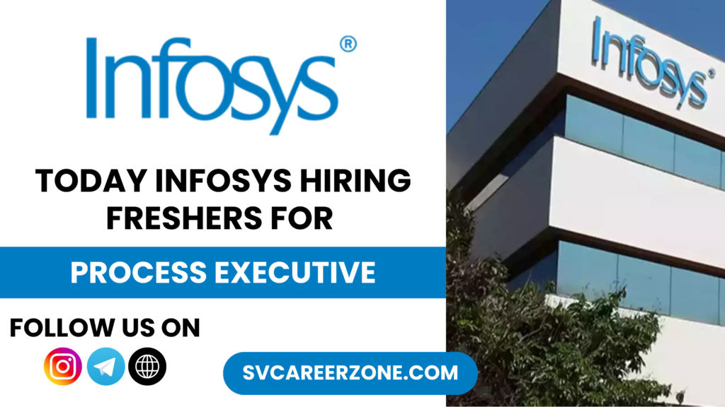 Infosys Hiring for Process Executive Role | Chennai | Freshers | Any Graduation | Salary Rs 3-4 LPA.