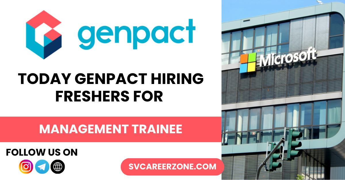 Genpact Genpact Management Trainee job 2025