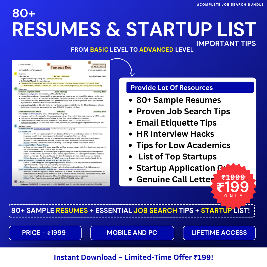 80+ Resume bundle