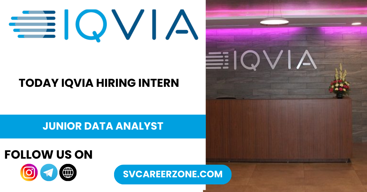 IQVIA Hiring Junior Data Analyst Intern – 2025 Apply Now
