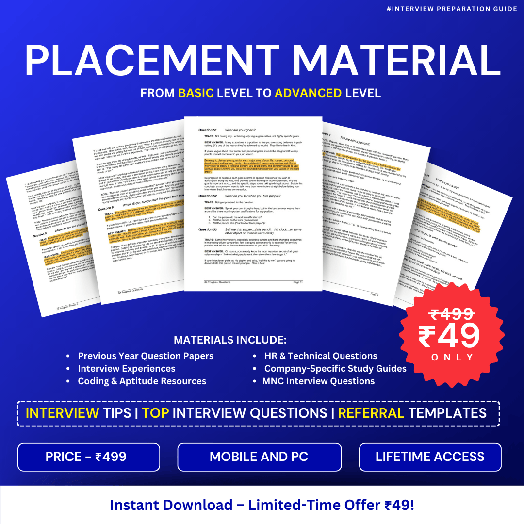 Placement Materail